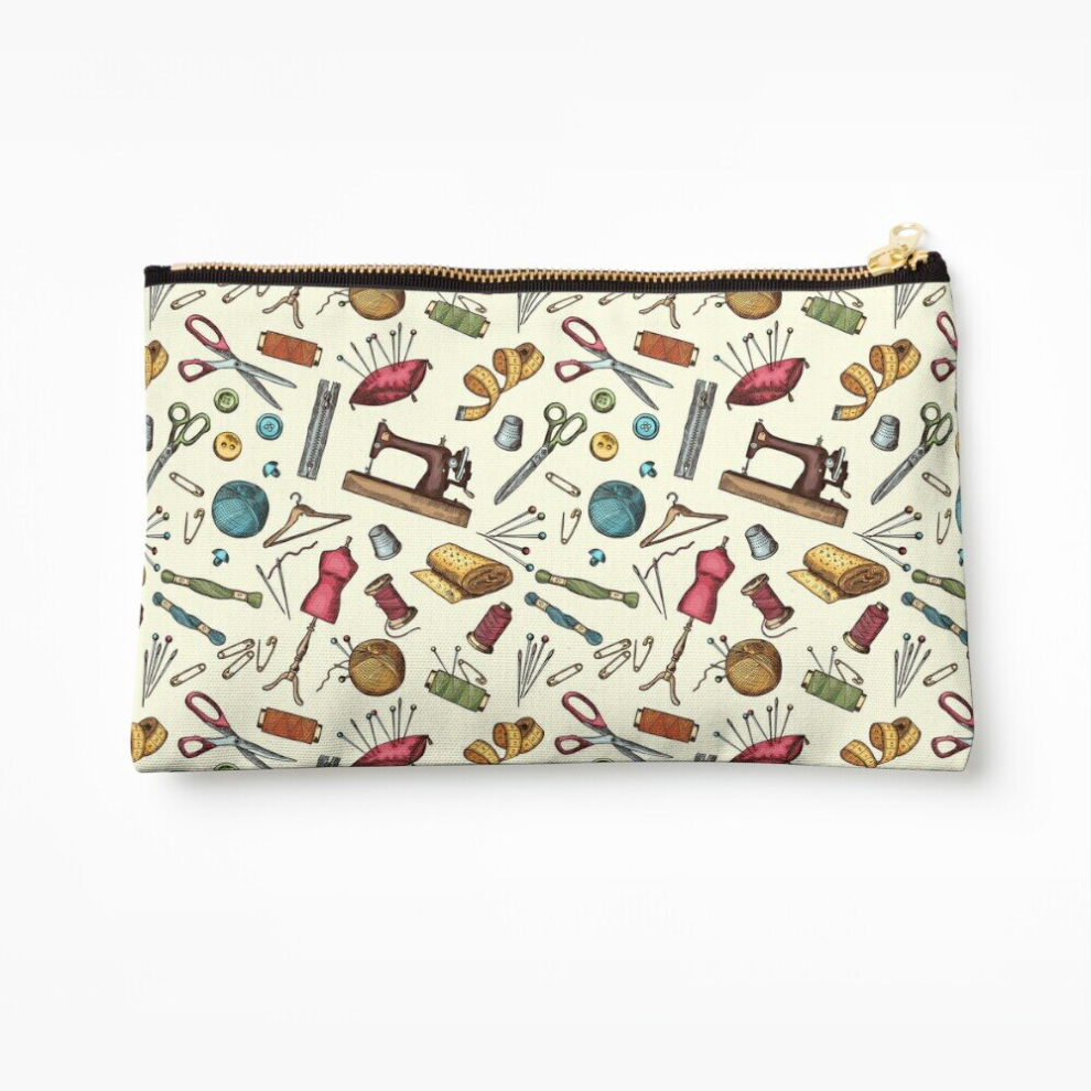 Whibos Makeup Bag Sewing Vintage Tta Cosmetic Organizer Tyvek Paper Bags Zipper Pouch