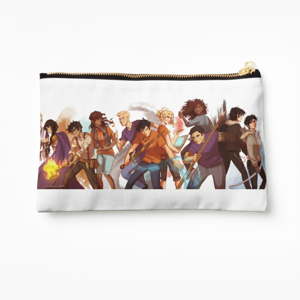Whibos Makeup Bag Percy Jackson-Heroes Of Olympus Cosmetic Organizer Tyvek Paper Bags Zipper Pouch