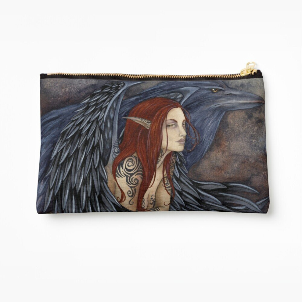 Whibos Makeup Bag The Morrighan Cosmetic Organizer Tyvek Paper Bags Zipper Pouch