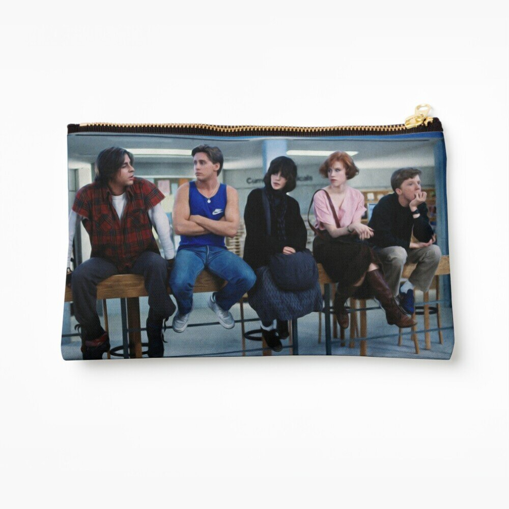 Whibos Makeup Bag The Breakfast Club Cosmetic Organizer Tyvek Paper Bags Zipper Pouch