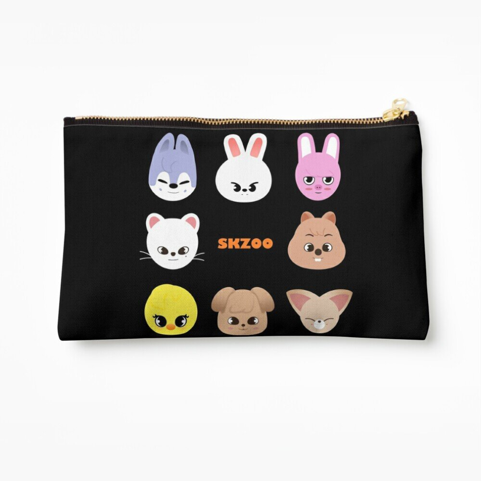 Whibos Makeup Bag Skzoo Stray Kids Cosmetic Organizer Tyvek Paper Bags Zipper Pouch