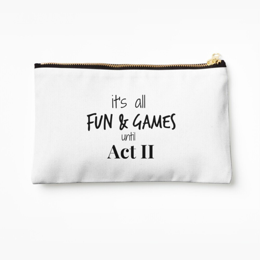 Whibos Makeup Bag Act 2 Gets Real Cosmetic Organizer Tyvek Paper Bags Zipper Pouch