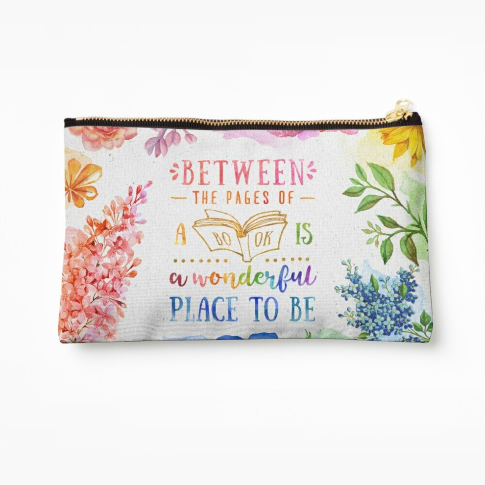 Whibos Makeup Bag Between The Pages Cosmetic Organizer Tyvek Paper Bags Zipper Pouch