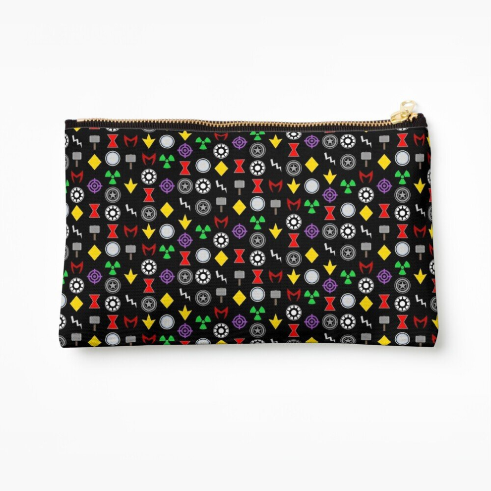 Whibos Makeup Bag Minimalist Superhero Cosmetic Organizer Tyvek Paper Bags Zipper Pouch