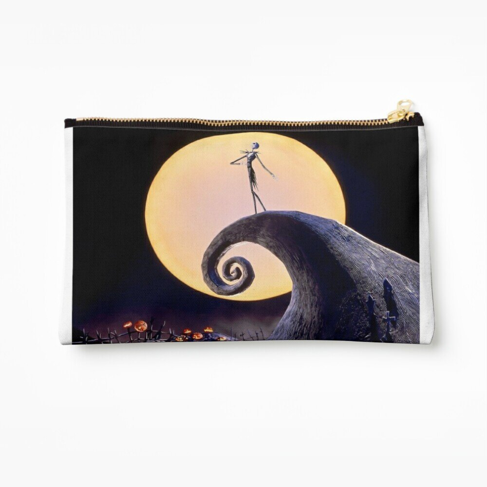 Whibos Makeup Bag The Nightmare Before Christmas Cosmetic Organizer Tyvek Paper Bags Zipper Pouch