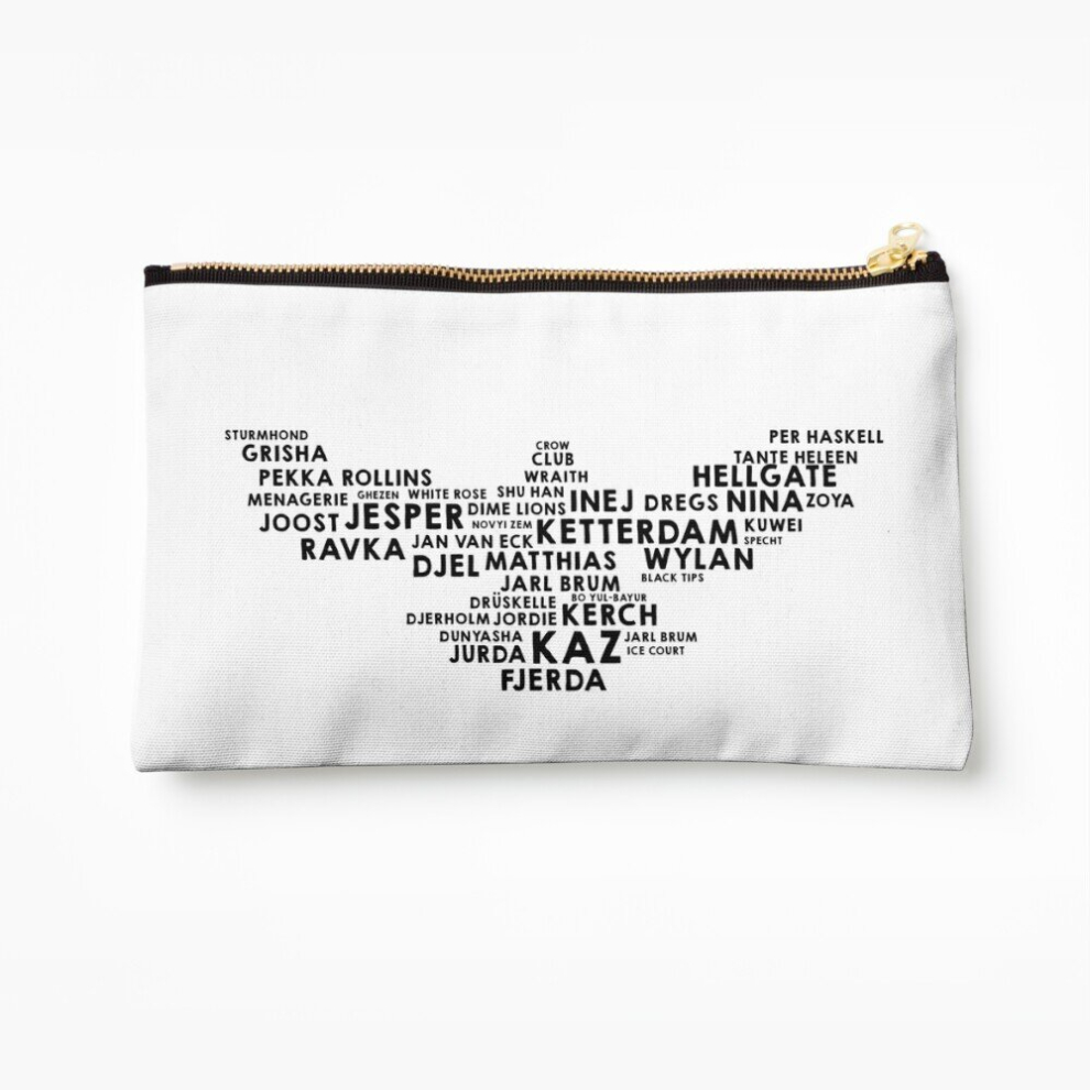 Whibos Makeup Bag Six Of Crows Cosmetic Organizer Tyvek Paper Bags Zipper Pouch