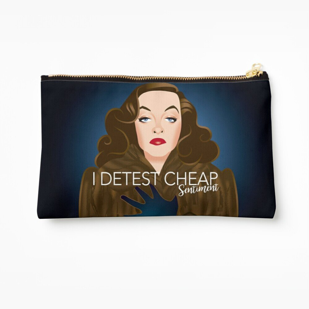 Whibos Makeup Bag Sentiment Cosmetic Organizer Tyvek Paper Bags Zipper Pouch