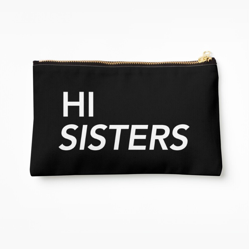 Whibos Makeup Bag Hi Sisters James Charles Cosmetic Organizer Tyvek Paper Bags Zipper Pouch