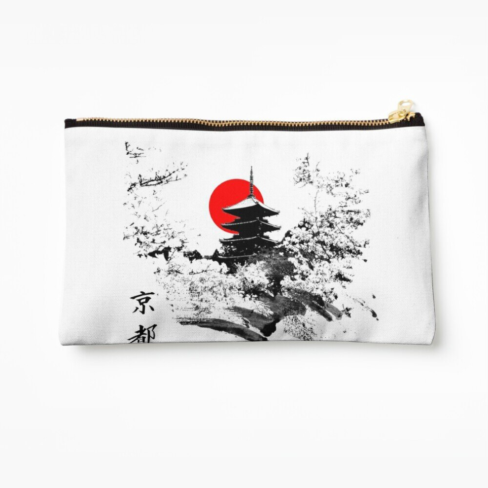 Whibos Makeup Bag Kyoto Japan Oldital Cosmetic Organizer Tyvek Paper Bags Zipper Pouch