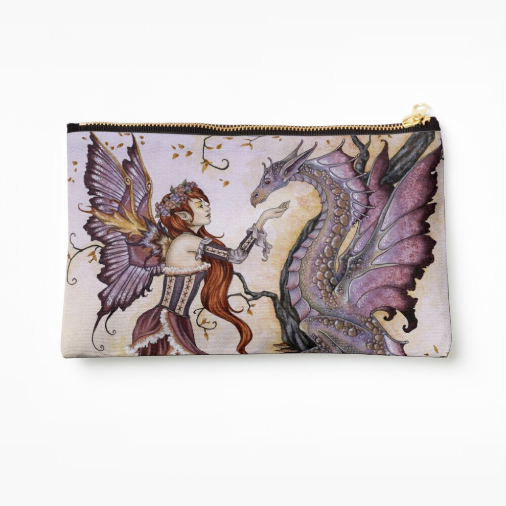 Whibos Makeup Bag The Dragon Charmer Cosmetic Organizer Tyvek Paper Bags Zipper Pouch