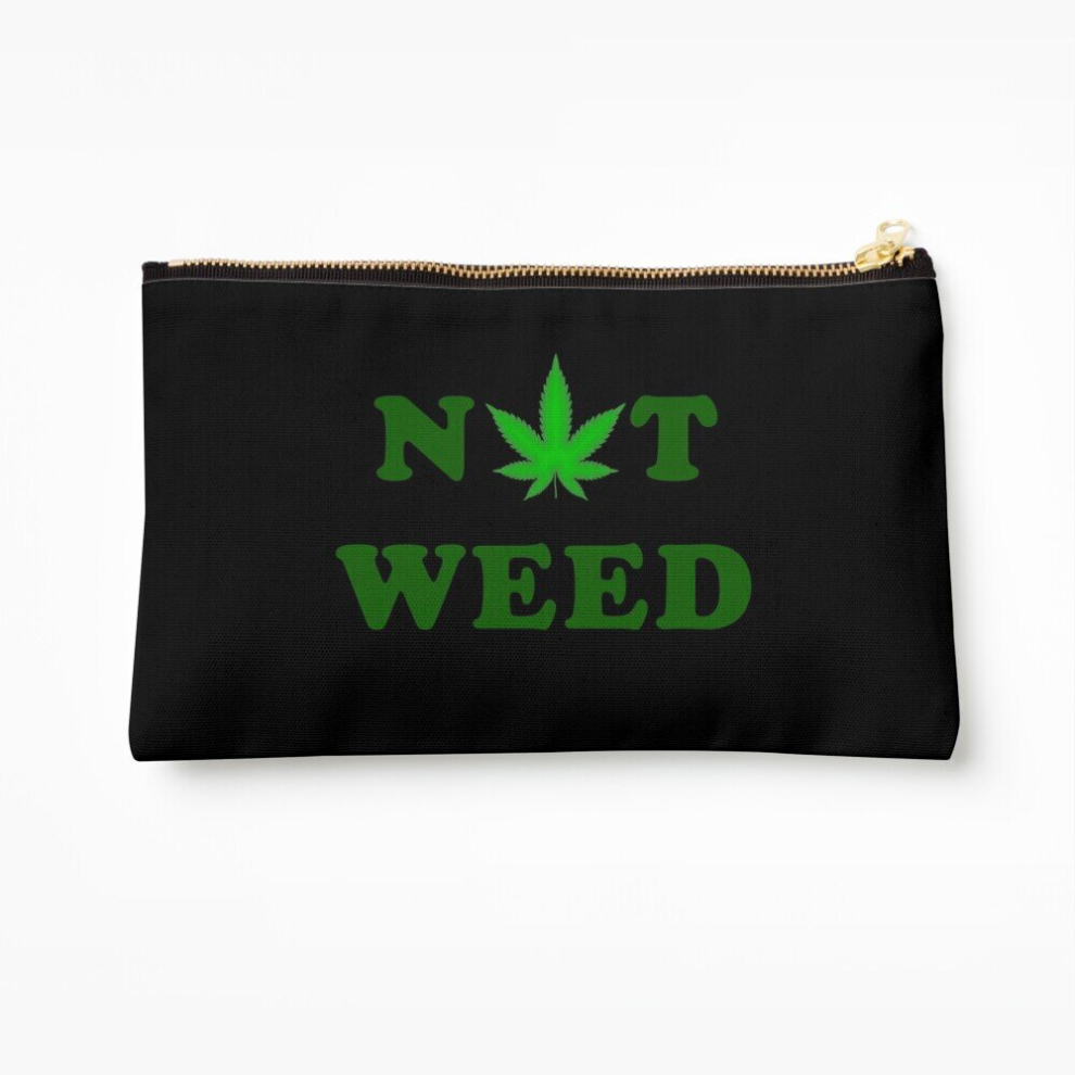 Whibos Makeup Bag Not Weed Cosmetic Organizer Tyvek Paper Bags Zipper Pouch
