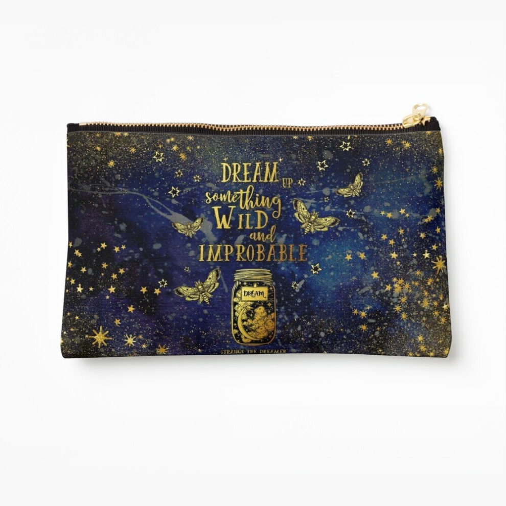 Whibos Makeup Bag Dream Up Something Wild And Improbable Cosmetic Organizer Tyvek Paper Bags Zipper Pouch