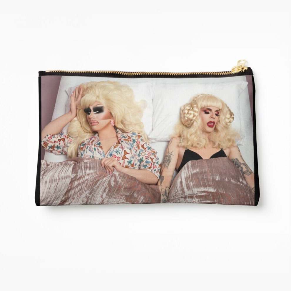 Whibos Makeup Bag Trixie And Katya Book Photoshoot Unhhhh Cosmetic Organizer Tyvek Paper Bags Zipper Pouch