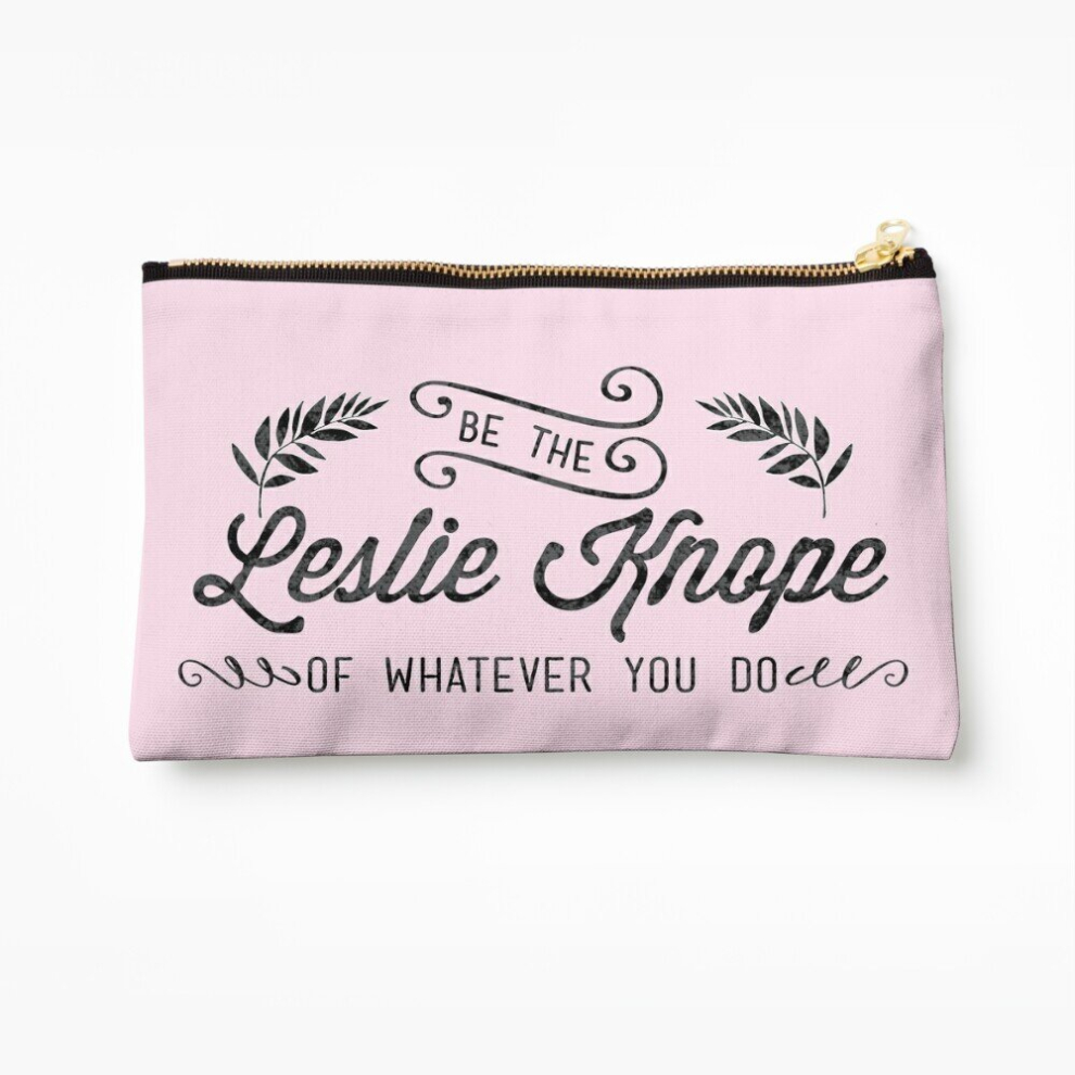 Whibos Makeup Bag Be The Leslie Knope Of Whatever You Do Cosmetic Organizer Tyvek Paper Bags Zipper Pouch