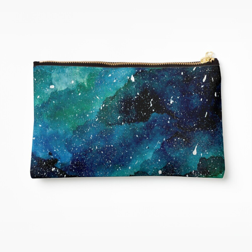Whibos Makeup Bag Emerald Cosmetic Organizer Tyvek Paper Bags Zipper Pouch