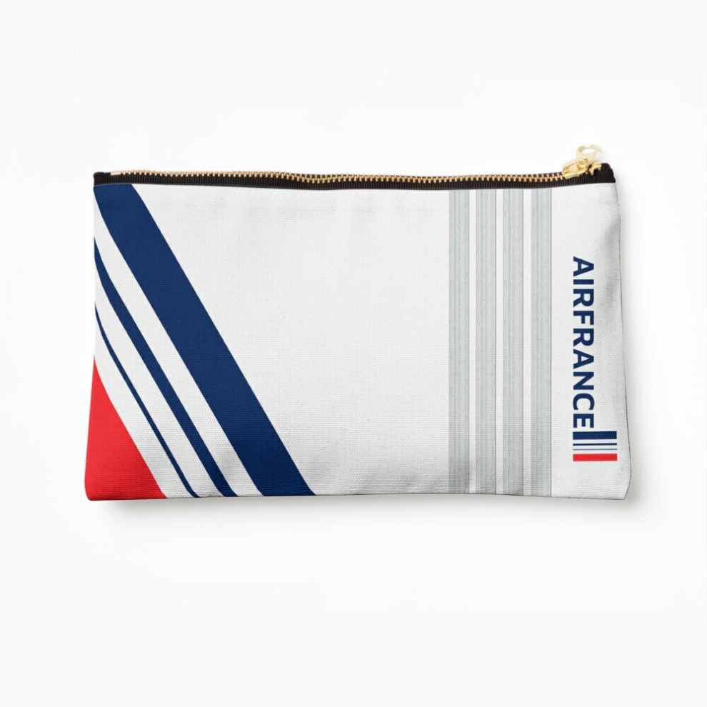 Whibos Makeup Bag Air France Cosmetic Organizer Tyvek Paper Bags Zipper Pouch