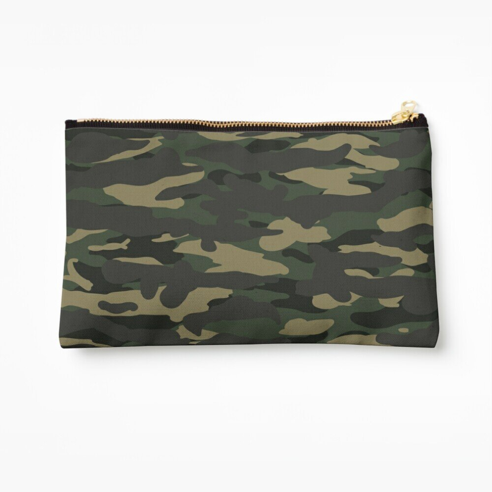 Whibos Makeup Bag Camo Cosmetic Organizer Tyvek Paper Bags Zipper Pouch