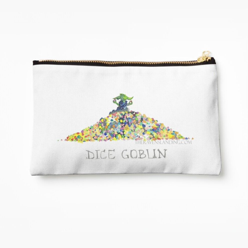 Whibos Makeup Bag Dnd Dice Goblin Cosmetic Organizer Tyvek Paper Bags Zipper Pouch