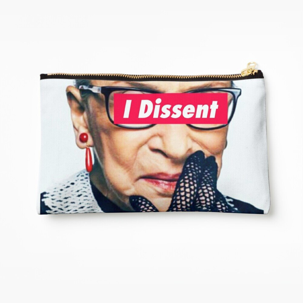 Whibos Makeup Bag Notorious Rbg - I Dissent Cosmetic Organizer Tyvek Paper Bags Zipper Pouch