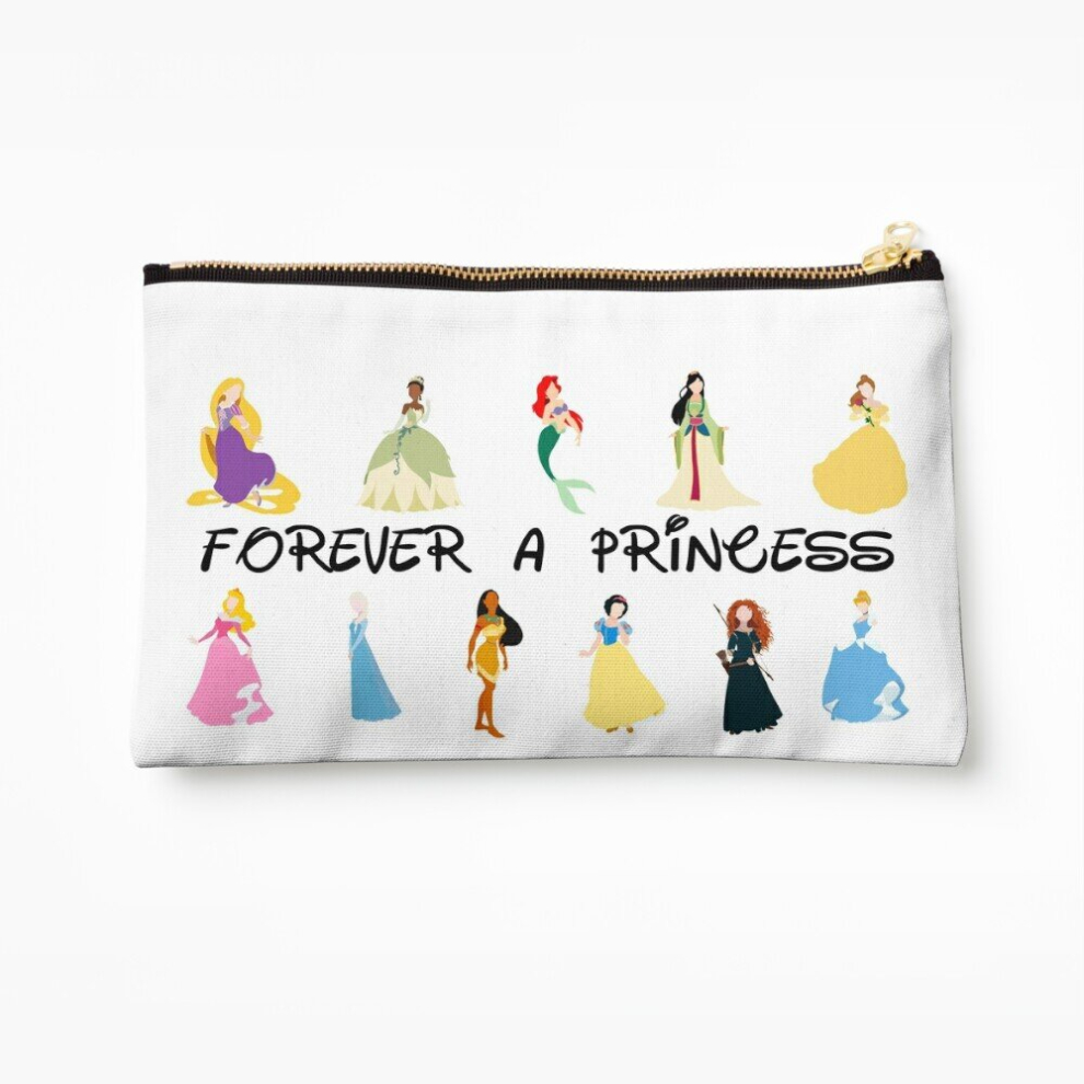 Whibos Makeup Bag Forever A Princess Cosmetic Organizer Tyvek Paper Bags Zipper Pouch