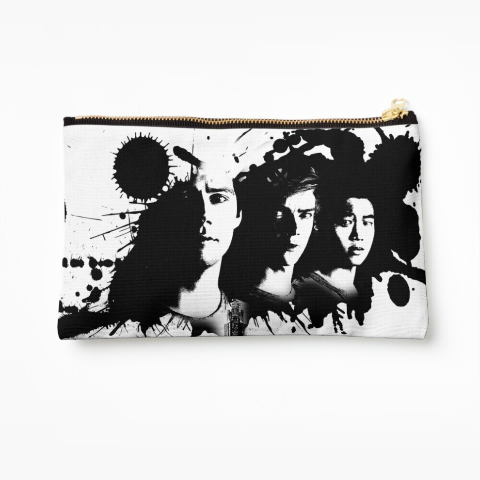 Whibos Makeup Bag Thomas, Newt And Minho - Maze Runner Death Cure Cosmetic Organizer Tyvek Paper Bags Zipper Pouch