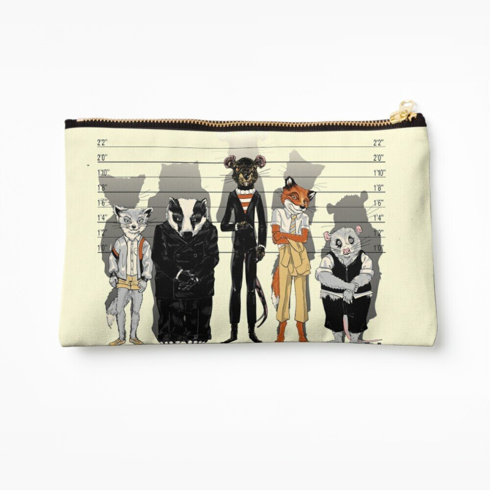 Whibos Makeup Bag Unusual Suspects Cosmetic Organizer Tyvek Paper Bags Zipper Pouch