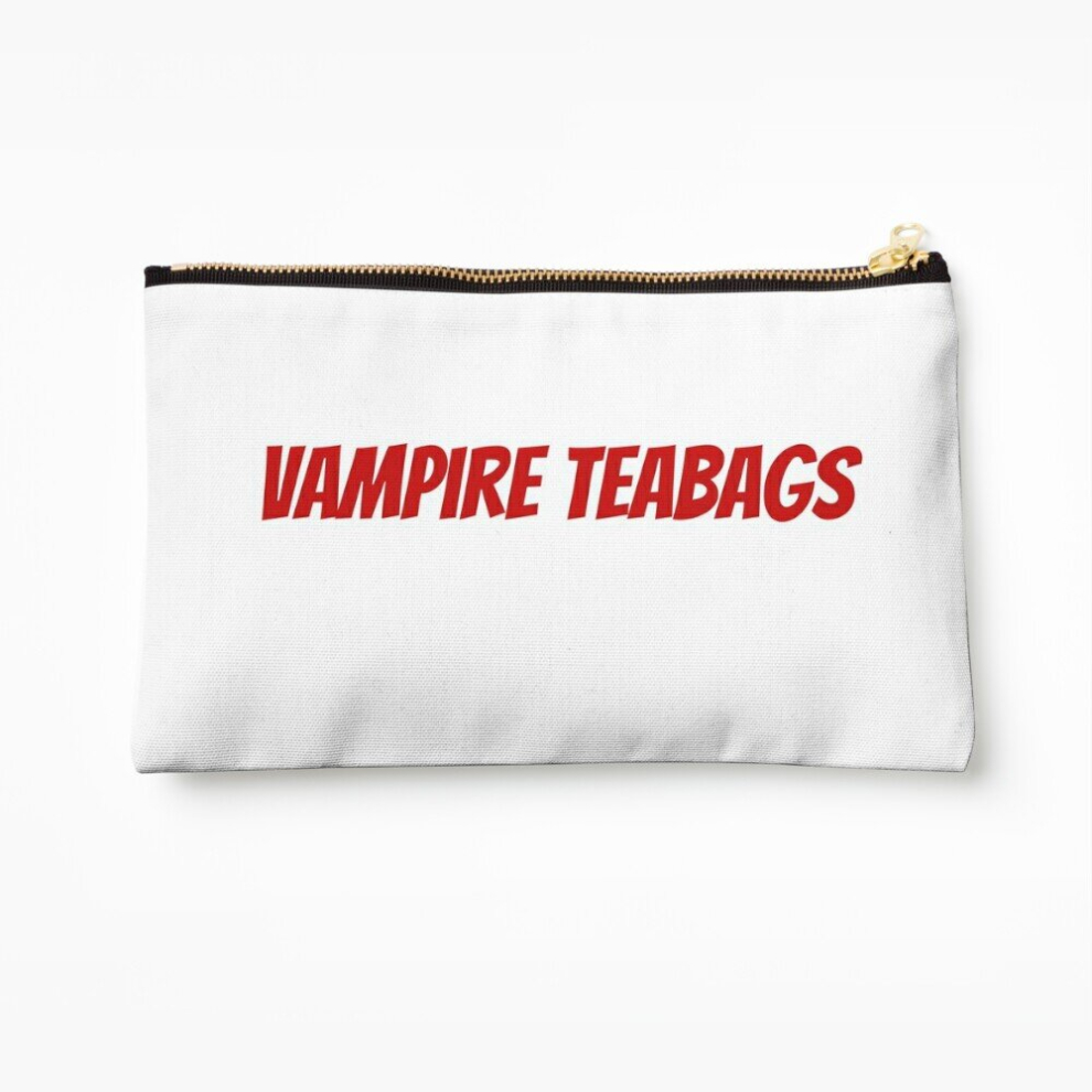 Whibos Makeup Bag Vampire Teabags Tampon Cosmetic Organizer Tyvek Paper Bags Zipper Pouch