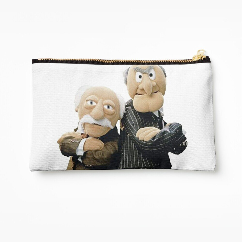 Whibos Makeup Bag Statler And Waldorf Cosmetic Organizer Tyvek Paper Bags Zipper Pouch