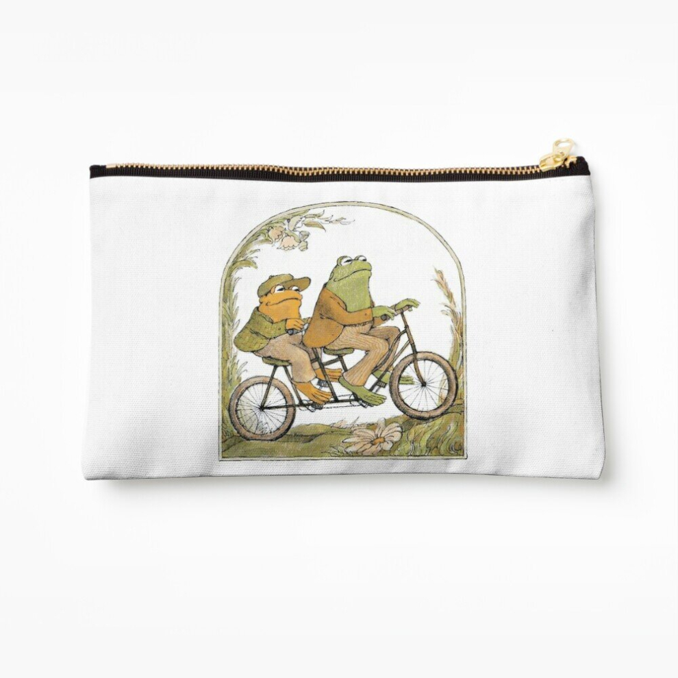Whibos Makeup Bag Frog And Toad Cosmetic Organizer Tyvek Paper Bags Zipper Pouch