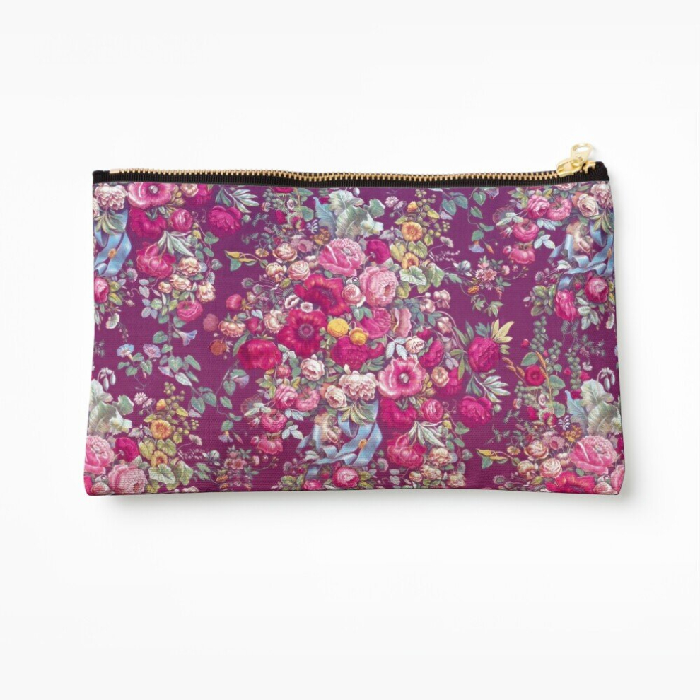 Whibos Makeup Bag Bouquety Cosmetic Organizer Tyvek Paper Bags Zipper Pouch
