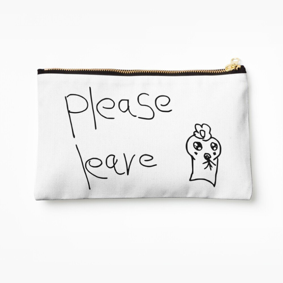 Whibos Makeup Bag Ateez - Please Leave Cosmetic Organizer Tyvek Paper Bags Zipper Pouch