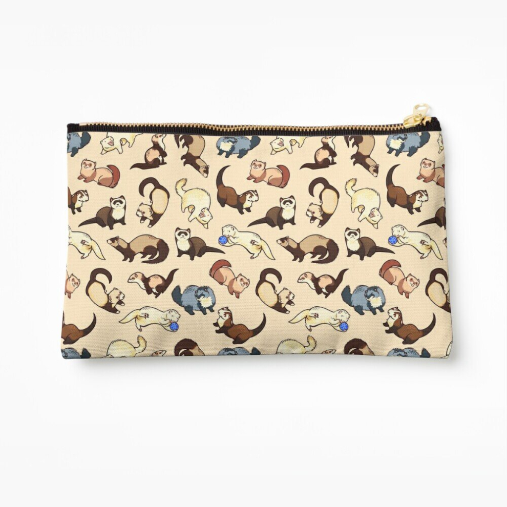 Whibos Makeup Bag Cat Snakes Cosmetic Organizer Tyvek Paper Bags Zipper Pouch