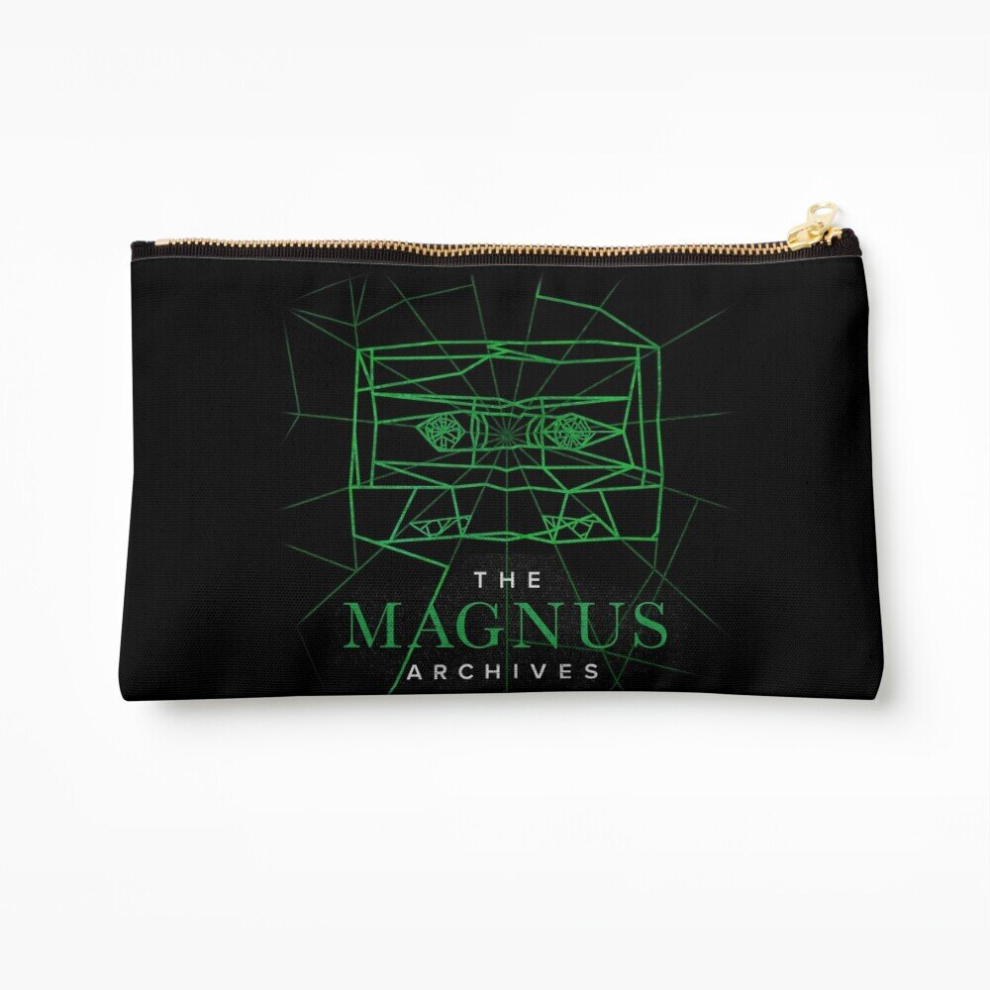 Whibos Makeup Bag [Transparent] The Magnus Archives Logo (Season 5) Cosmetic Organizer Tyvek Paper Bags Zipper Pouch