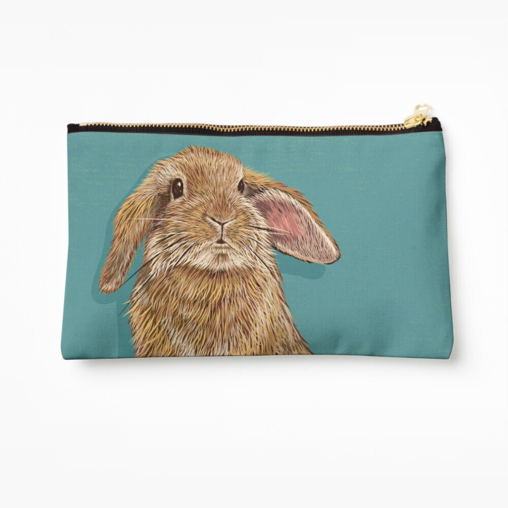 Whibos Makeup Bag Bunny Cosmetic Organizer Tyvek Paper Bags Zipper Pouch