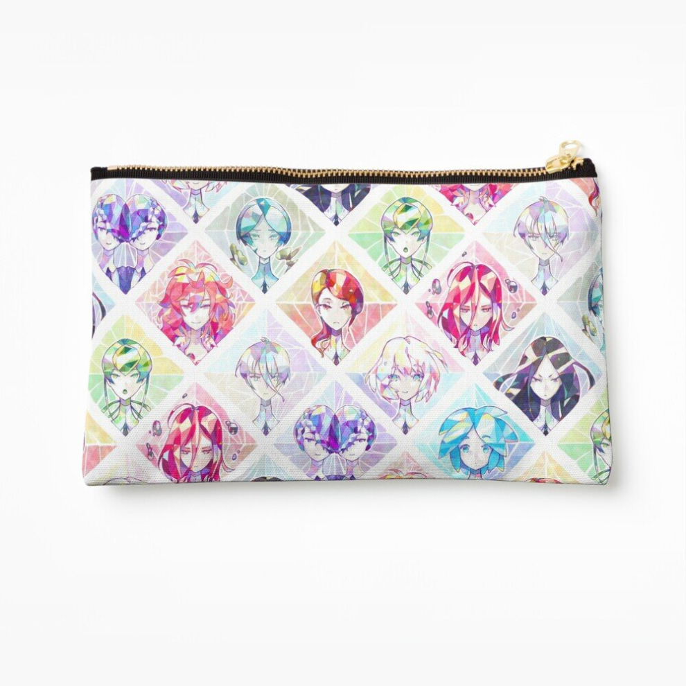 Whibos Makeup Bag Houseki No Kuni - Infinite Gems Cosmetic Organizer Tyvek Paper Bags Zipper Pouch