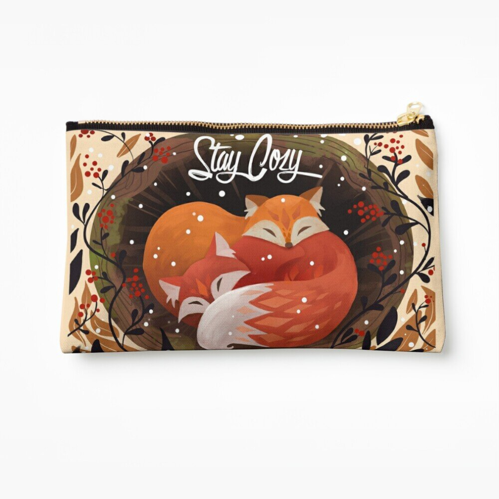 Whibos Makeup Bag Stay Cozy Cosmetic Organizer Tyvek Paper Bags Zipper Pouch