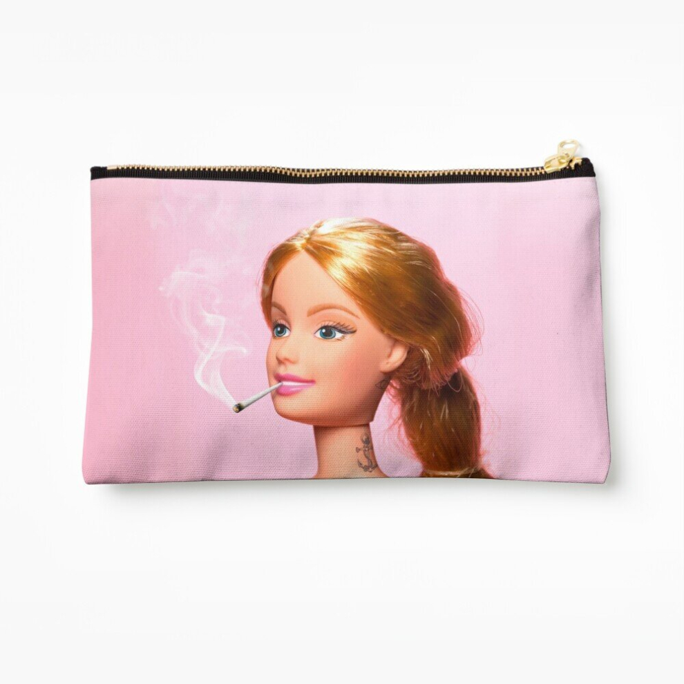 Whibos Makeup Bag Doll Grown Up Cosmetic Organizer Tyvek Paper Bags Zipper Pouch