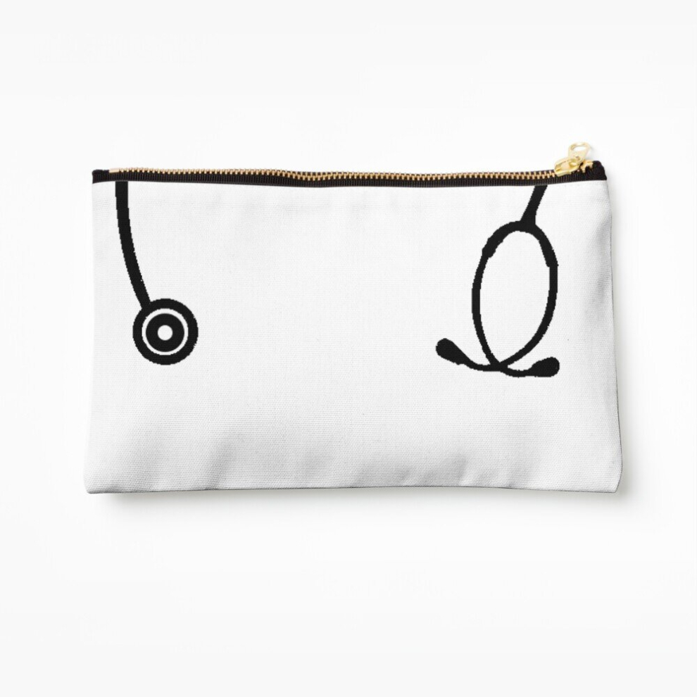 Whibos Makeup Bag Stethoscope! Cosmetic Organizer Tyvek Paper Bags Zipper Pouch