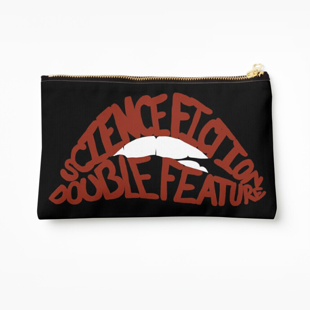 Whibos Makeup Bag Science Fiction Double Feature Cosmetic Organizer Tyvek Paper Bags Zipper Pouch