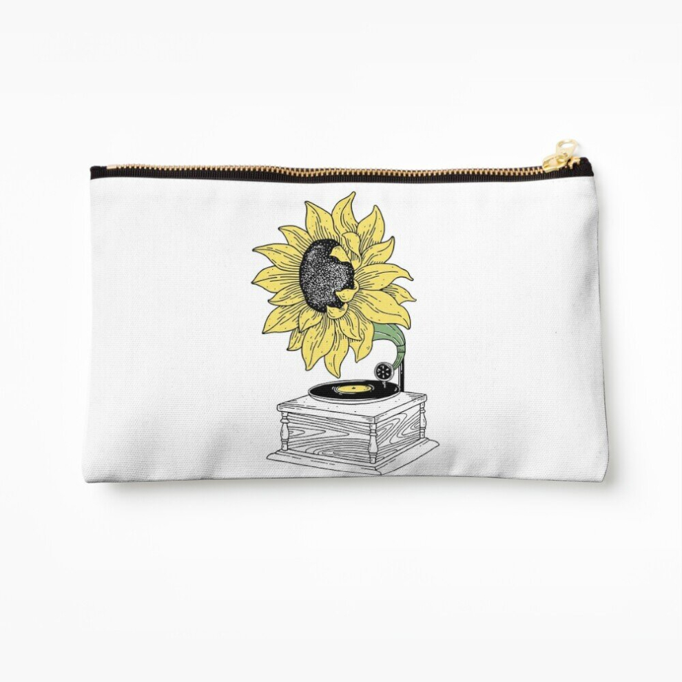 Whibos Makeup Bag Singing In The Sun Cosmetic Organizer Tyvek Paper Bags Zipper Pouch