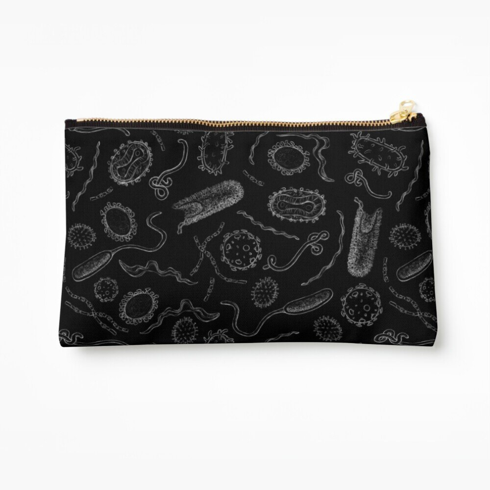 Whibos Makeup Bag Deadly Diseases Cosmetic Organizer Tyvek Paper Bags Zipper Pouch