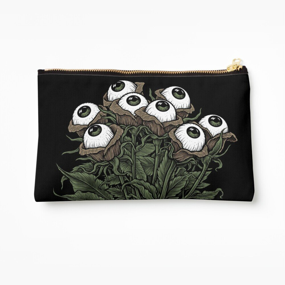 Whibos Makeup Bag Monster Bouquet Cosmetic Organizer Tyvek Paper Bags Zipper Pouch