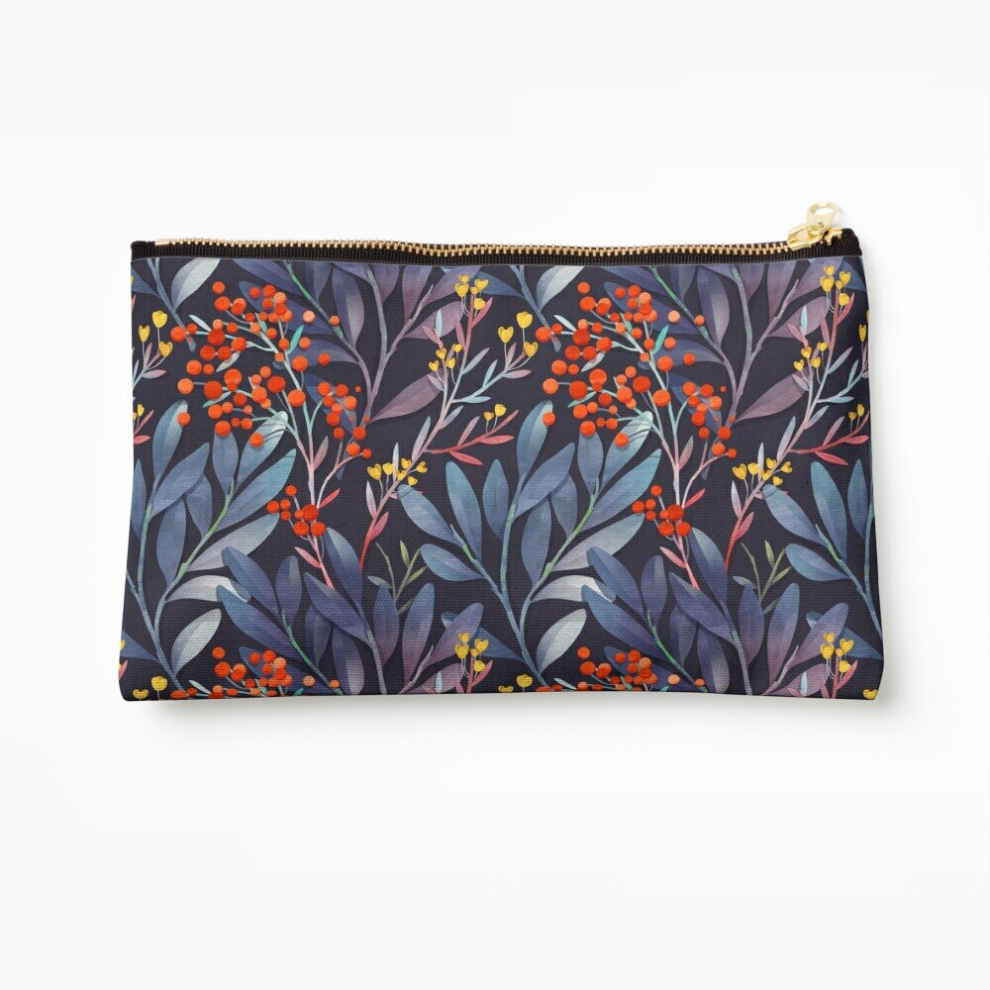 Whibos Makeup Bag Midnight Cosmetic Organizer Tyvek Paper Bags Zipper Pouch