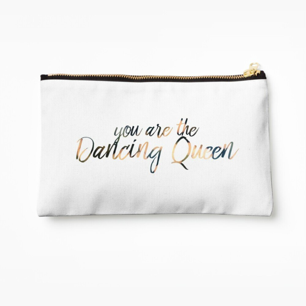 Whibos Makeup Bag You Are The Dancing Queen Cosmetic Organizer Tyvek Paper Bags Zipper Pouch