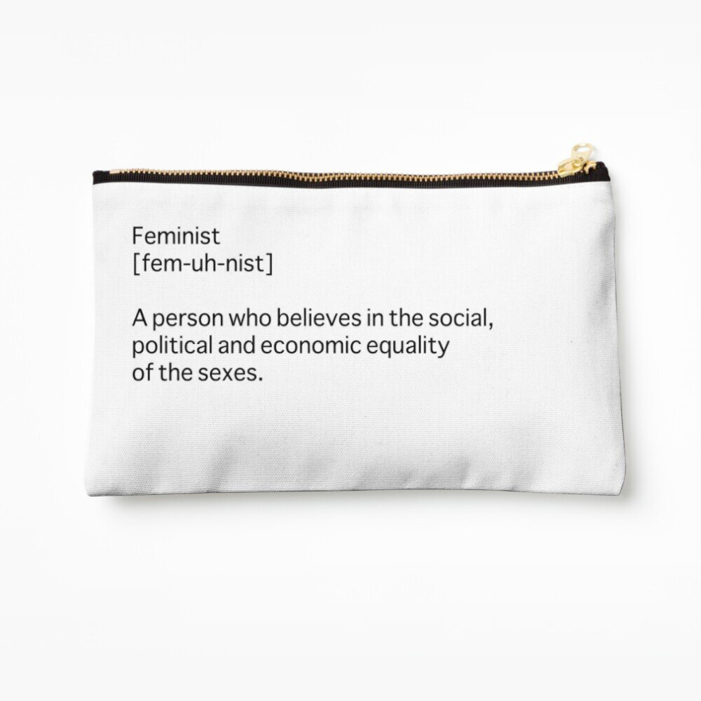 Whibos Makeup Bag Feminist Definition Cosmetic Organizer Tyvek Paper Bags Zipper Pouch