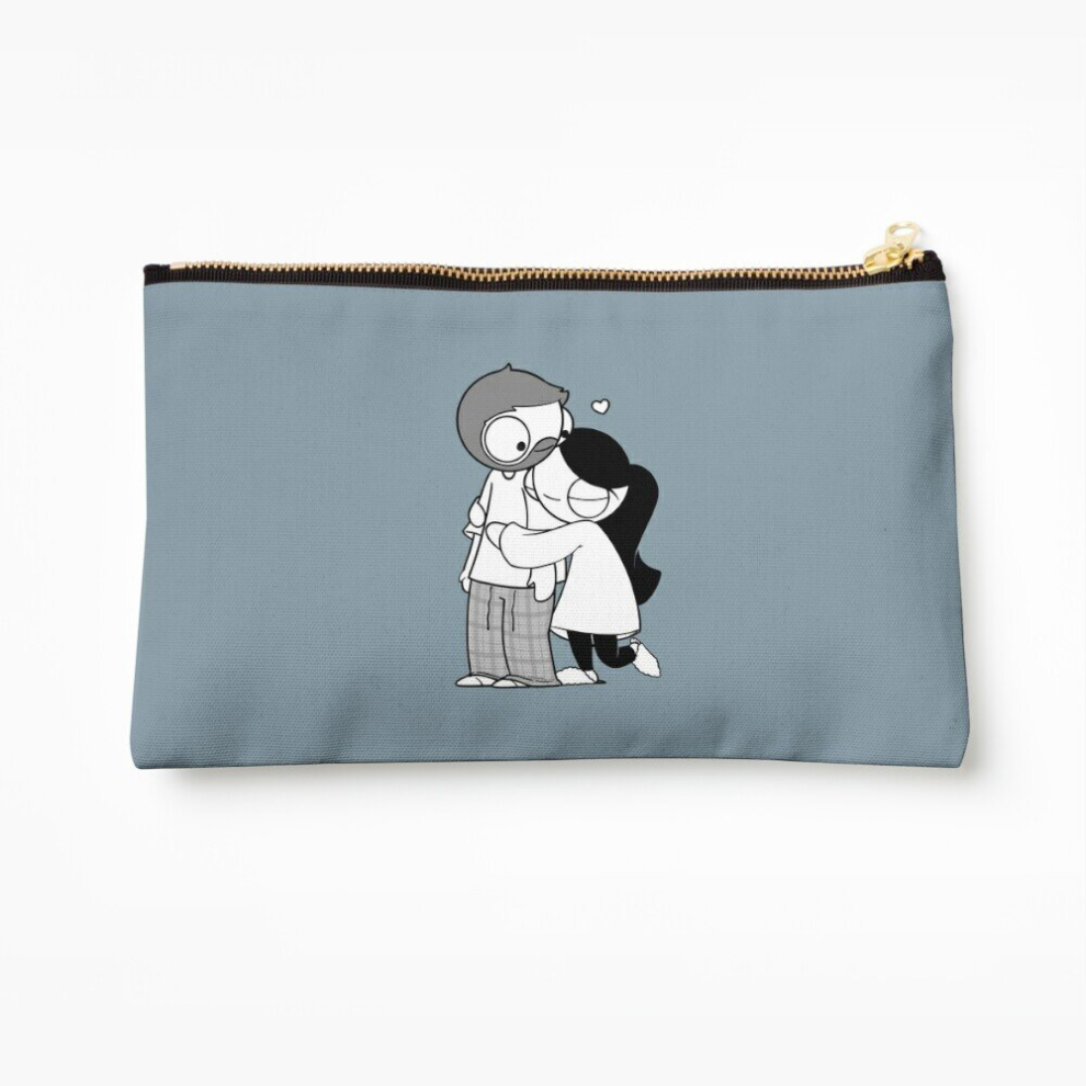 Whibos Makeup Bag Pajama Hug Cosmetic Organizer Tyvek Paper Bags Zipper Pouch