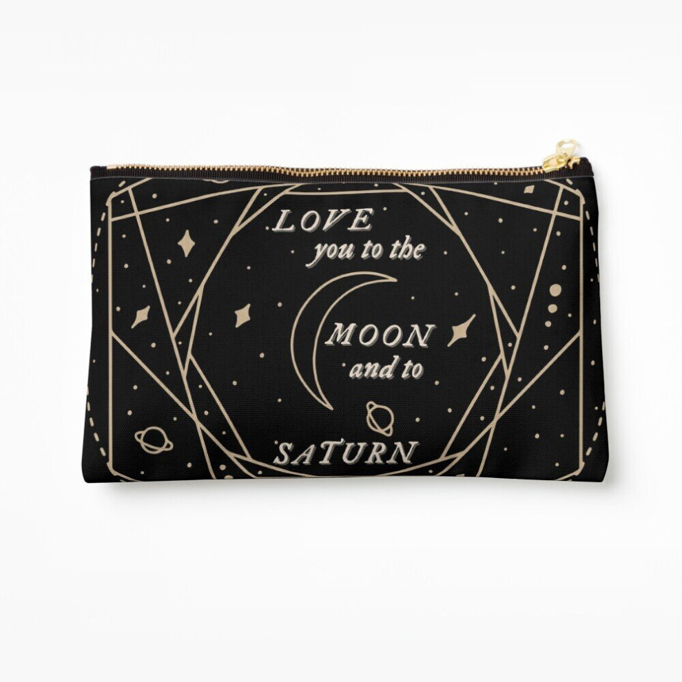 Whibos Makeup Bag Folklore Seven Taylor Swift Lyrics Love You To The Moon Cosmetic Organizer Tyvek Paper Bags Zipper Pouch