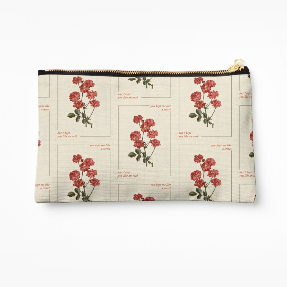 Whibos Makeup Bag All Too Well Cosmetic Organizer Tyvek Paper Bags Zipper Pouch