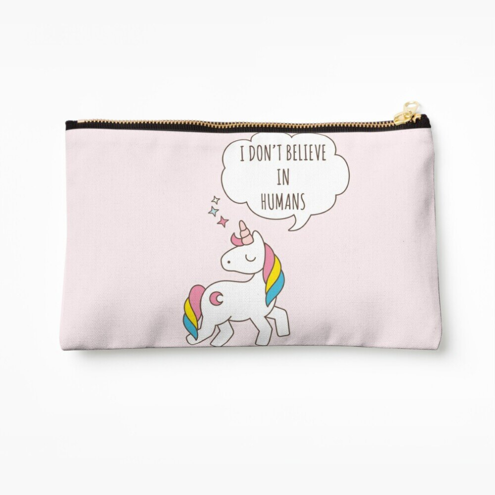Whibos Makeup Bag Unicorn Cosmetic Organizer Tyvek Paper Bags Zipper Pouch