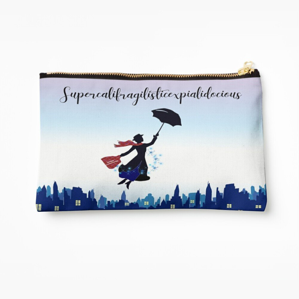 Whibos Makeup Bag Mary Poppins Holiday, Perfect Gift For All Family And Friends Cosmetic Organizer Tyvek Paper Bags Zipper Pouch